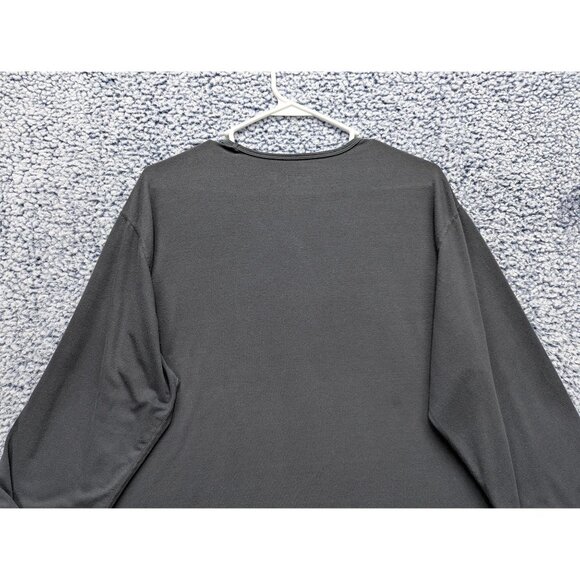 BYLT Drop Cut Long Sleeve Shirt Mens LG Athletic Gym Workout Running Boxing Gray - Picture 6 of 11